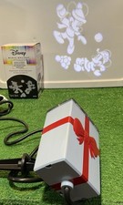 Disney Magic Holiday Mickey  Minnie Animated Scene Led Projection Spotlight NOB