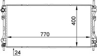 Mahle CR 1143 000S KüHler, MotorküHlung FüR Ford