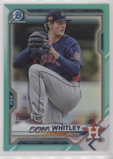 2021 Bowman Chrome Prospects Aqua Refractor 53/125 Forrest Whitley #BCP-9 0kz8