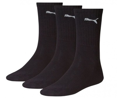 Puma Sportsocken 3P Socken 3er Pack Herren Kinder schwarz