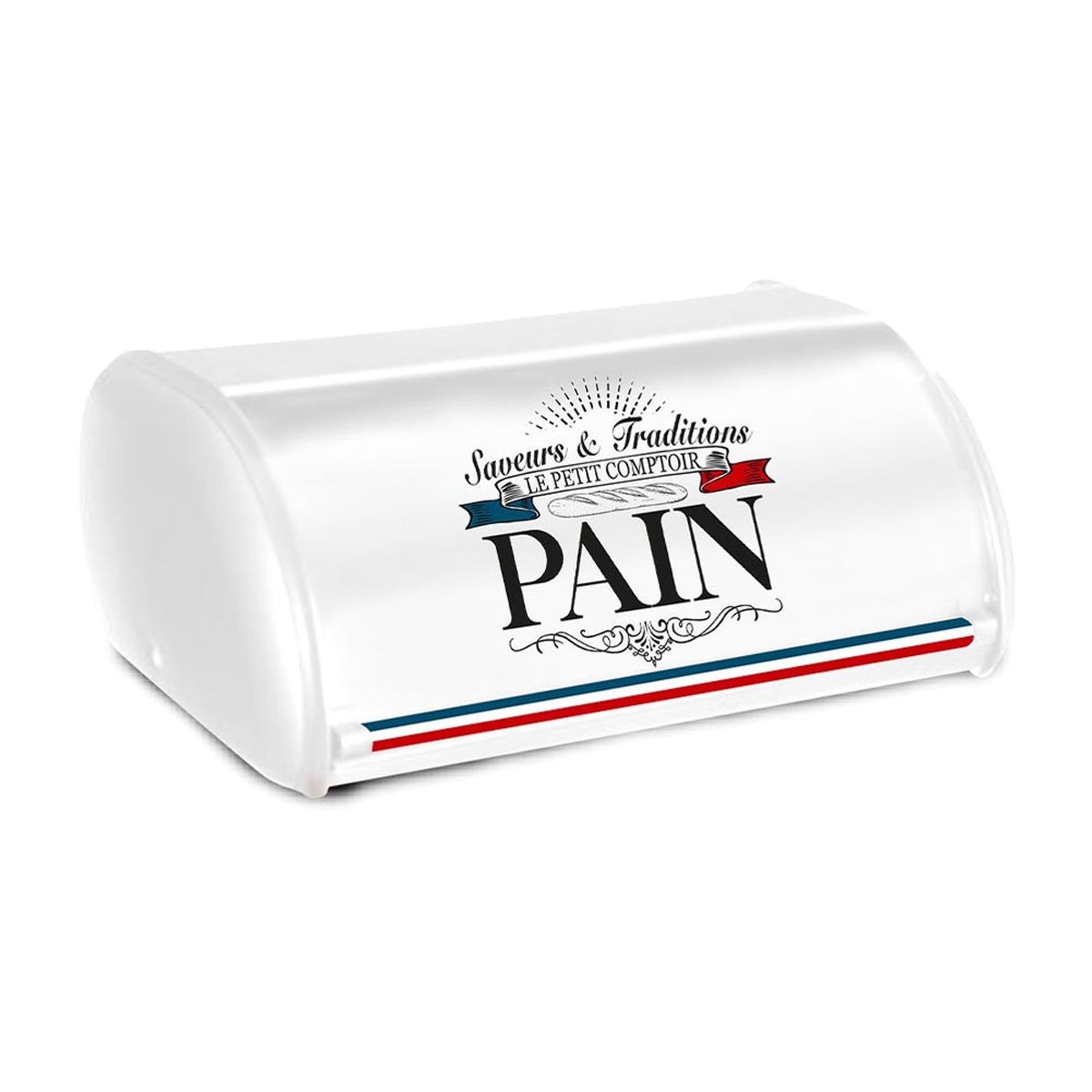 Boite blanche pour le pain style frenchy anti-moisissure pour mie fraîche