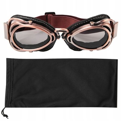 Vintage Pilot Scooter Goggles Retro