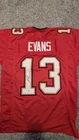 Mike Evans Tampa Bay Buccaneers #13 Football Jersey Signed, BAS Witnessed Custom