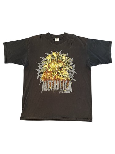 RARE Metallica Vintage tour T Shirt 90's Reload 1998 XL - Image 1