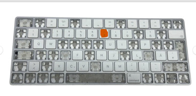 Replacement Key for Apple Magic Keyboard 2 Model A1644 EMC2815 1x Key Replacement Key.