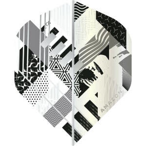Amazon Abstract No2 White Dart Flights - Picture 2 of 6
