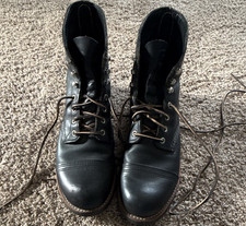 Red Wing Iron Rangers Mens Black Leather Size...