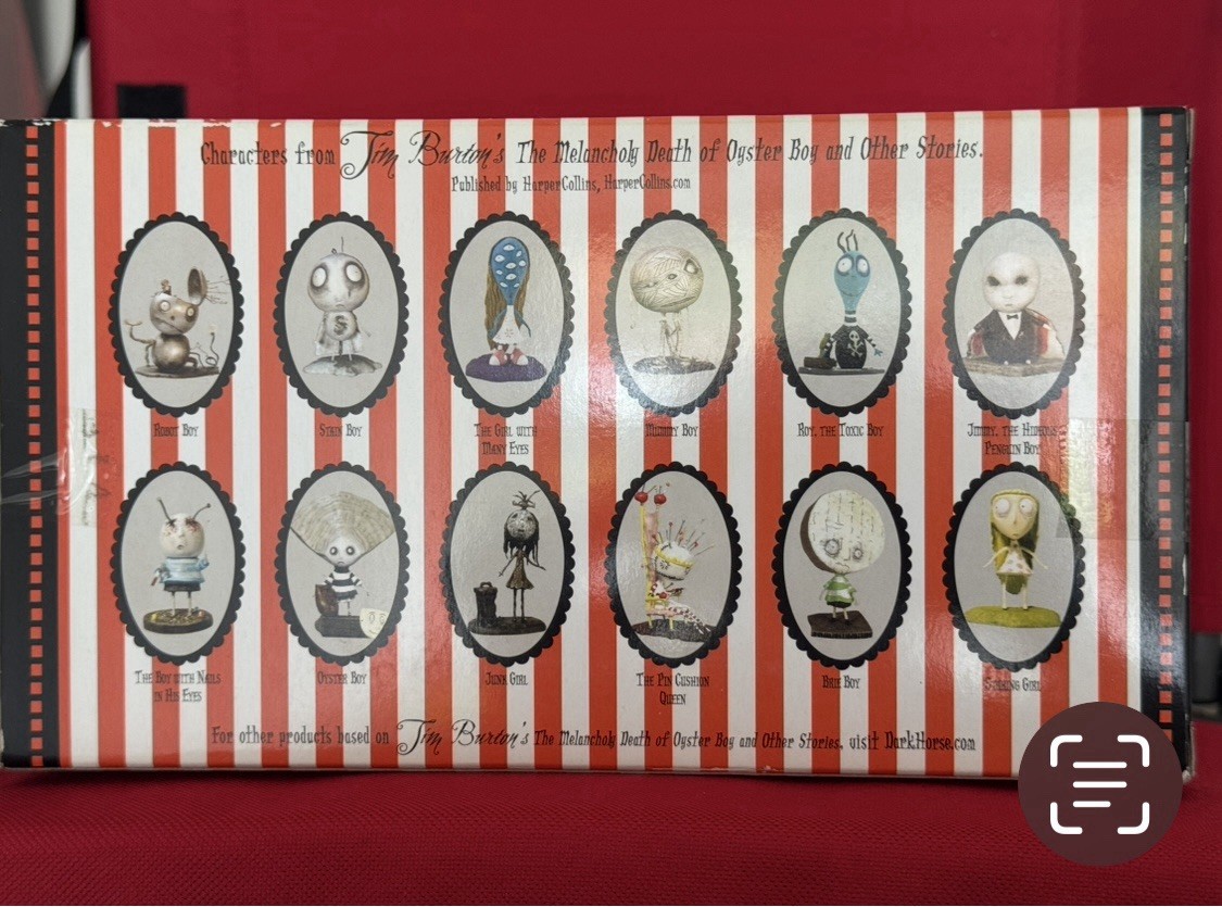 Tim Burtons Tragic Toys Mummy Boy Toxic Boy Penguin Boy Figure Set