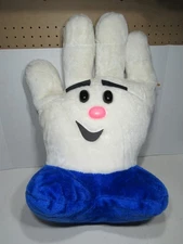 Vintage Hamburger Helper Plush 1980s Dan Brechner 22" Blue Feet Stuffed Animal