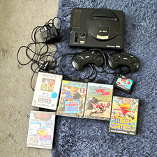 SEGA Mega Drive 16-bit PAL console bundle 2 controllers and games