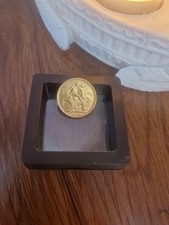 1889 Queen Victoria 8g Sovereign 22ct 22k Gold Coin With Case