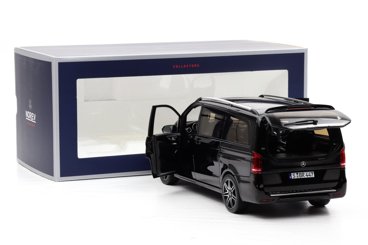 1:18 Norev Mercedes-Benz V-Class AMG-Line Van Schwarz 2018 183860