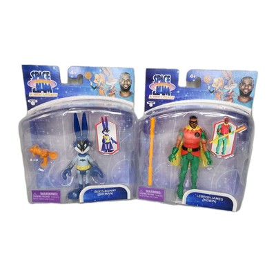 Space Jam A New Legacy  BUGS BUNNY LEBRON JAMES Batman Robin DC Super Heros Toys