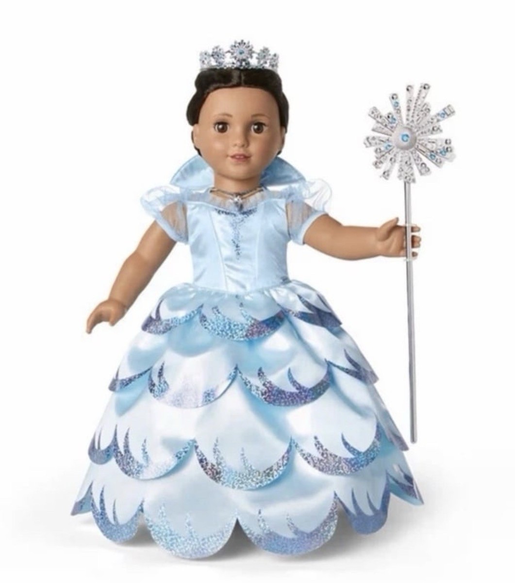 American Girl Wicked Kavi Glinda Blue Dress Costume New In Box! | eBay American Girl Wicked Kavi Glinda Blue Dress Costume New In Box! | eBay
