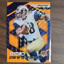 2025 Panini Mosaic Marshall Faulk #14 Epic Performers Prizm St. Louis Rams