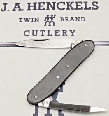 Vintage JA HENCKELS GERMANY Candle-End Lobster Penknife Gun Metal