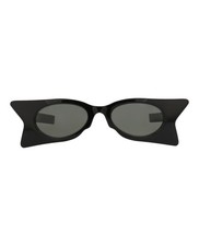 Gucci Womens Cat Eye Black Black Grey Fashion Designer Eyewear