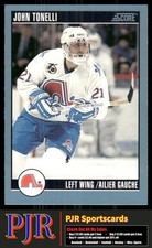 John Tonelli 1992-93 Score Canadian #342 Quebec Nordiques