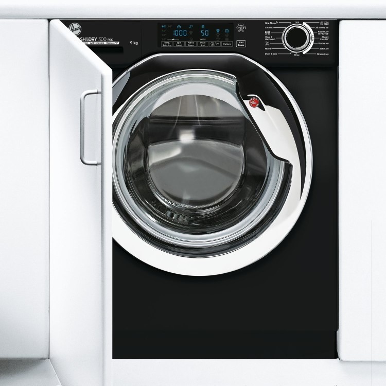 Hoover HBWOS69TAMCBE Built-in Washing Machine 9kg, 1600 Spin, LED Display