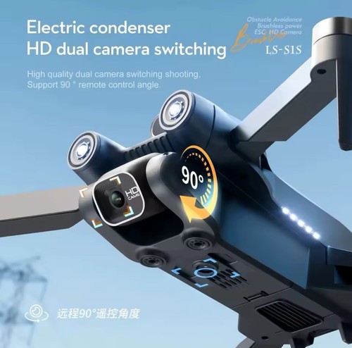 S119 Drone 8K Dual Camera 5G Obstacle Avoidance Optical Flow FPV Quadcopter Toys - Picture 5 of 12