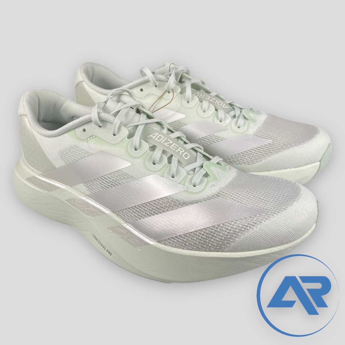 Adidas Adizero Evo SL Metallic Silver Crystal Jade JR5840 Women's