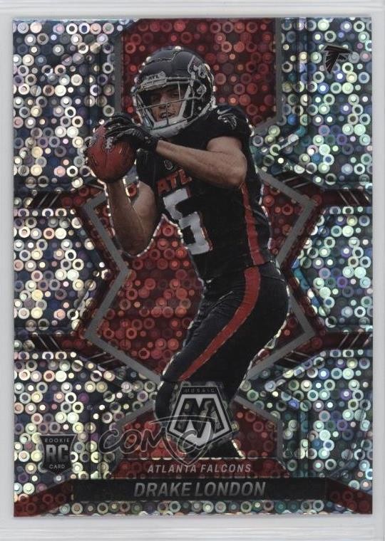 2022 Mosaic Rookies No Huddle Prizm Variations Drake London #312 Rookie RC 11mg