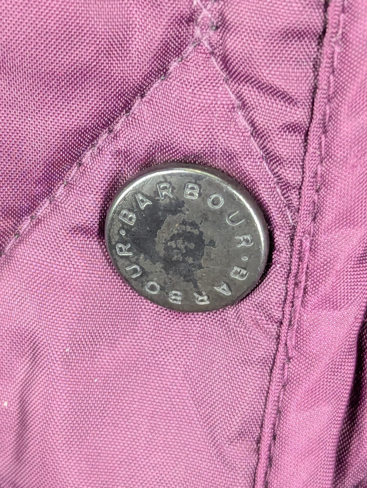 Barbour Liddesdale Quilted Jacket Purple Women’s Size UK 12 Lightweight image 5