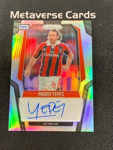 2025-26 Panini Prizm FIFA Mario Yepes Auto Silver Prizm 64/199