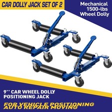 2 Pcs Car Wheel Dolly Jack Set 1500 Lbs Capacity Mechanical Wheel Dolly Rollers 2 Pcs Car Wheel Dolly Jack Set 1500 Lbs Capacity Mechanical Wheel Dolly Rollers