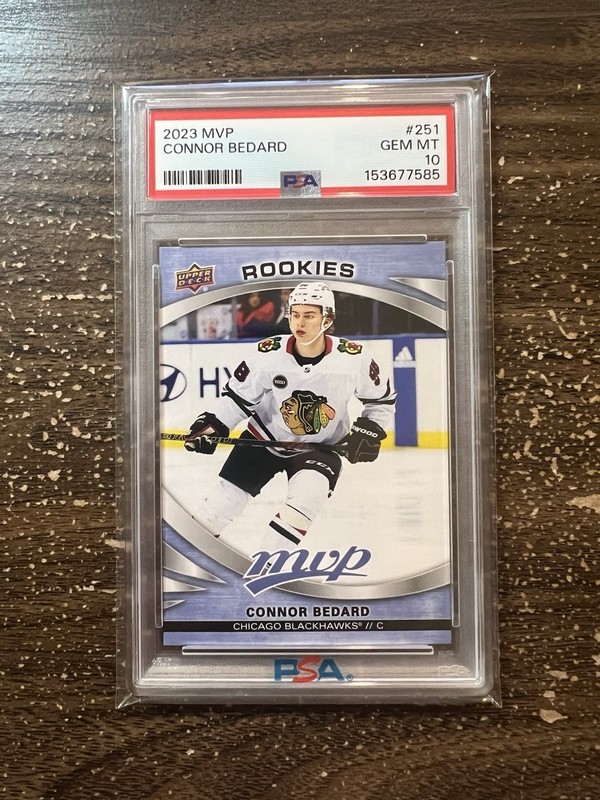 2023-24 Upper Deck MVP - Rookie Redemption Connor Bedard #251 (RC) PSA 10