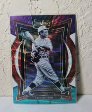 2025 PANINI SELECT TRIS SPEAKER TRI COLOR PRIZM CONCOURSE SP BOSTON REDSOX