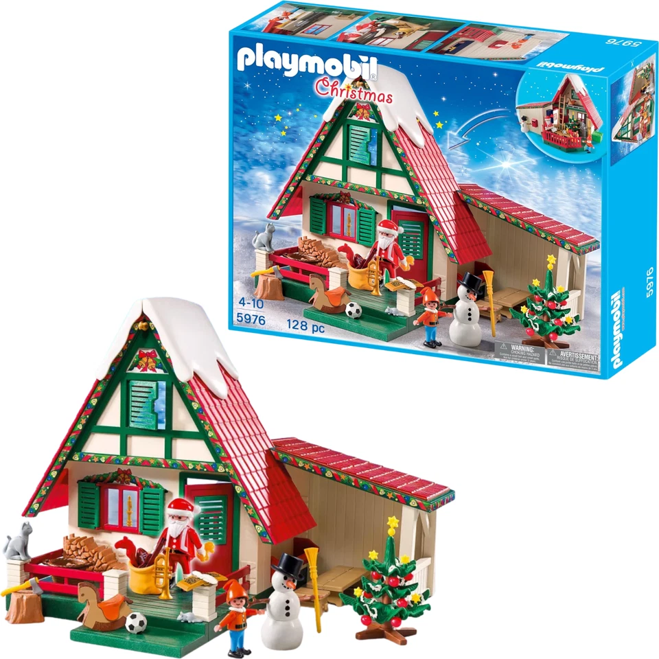 Playmobil Navidad 5976 Casa De Papá Noël Para Belén Juguetes Juegos Casa - Imagen 3 de 4