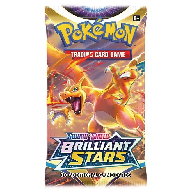 Pokémon Tcg: Sword & Shield Brilliant Stars Single Booster Pack - Image 3