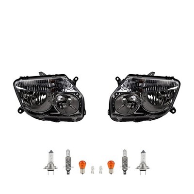 Scheinwerfer Set passend für Dacia Duster 04/10-12/13 + Leuchtmitt. links rechts