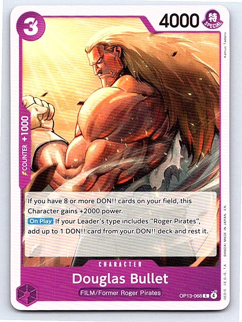 DOUGLAS BULLET OP13-068 CARRYING ON HIS WILL