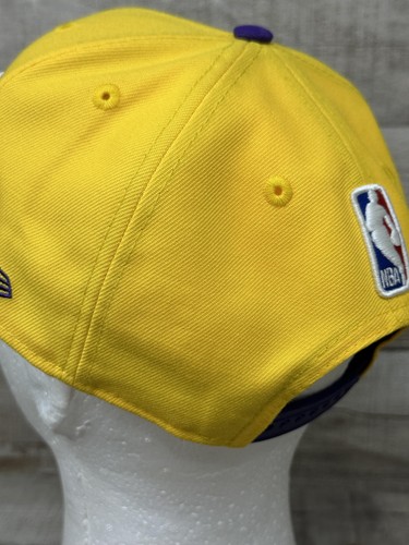 Los Angeles Lakers Hat Cap Snapback Geometric Brim NBA Yellow 9FIFTY New Era - Picture 4 of 14