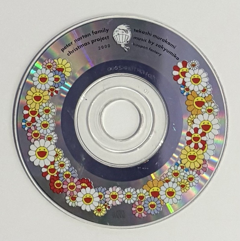 Takashi Murakami Mr. Wink Oval  (Peter Norton Family) Edition Art -  CD ONLY!