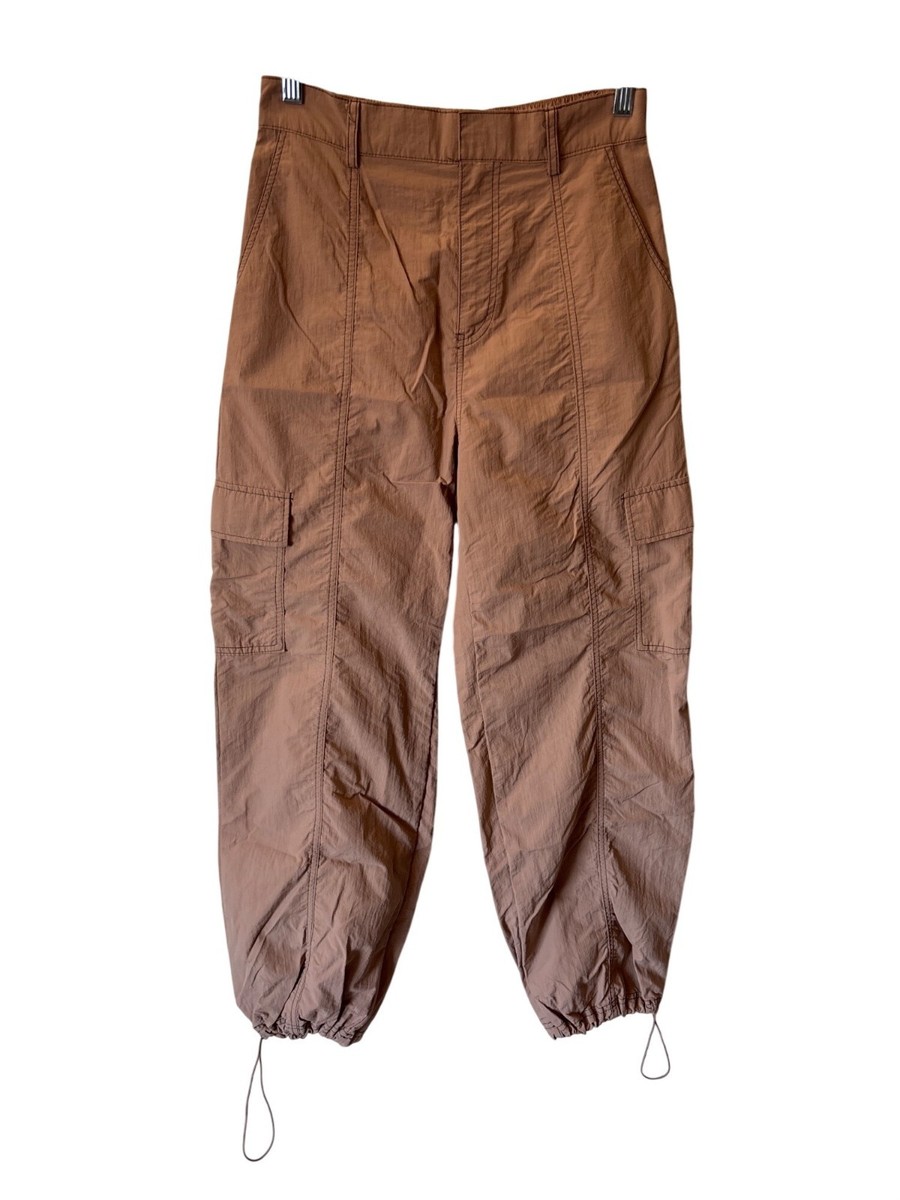 Love Tree Parachute Cargo Pants Size Medium Flat Front Elastic