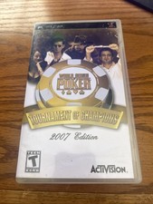 World Series of Poker: Tournament of Champions Sony PSP, 2006 Complete CIB
