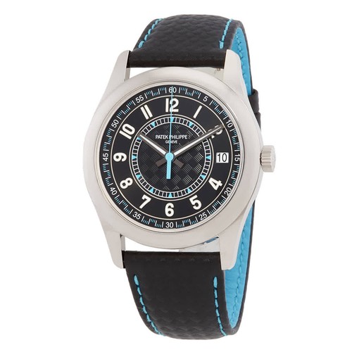 Patek Philippe Calatrava Automatic Black Dial Watch 6007G-011