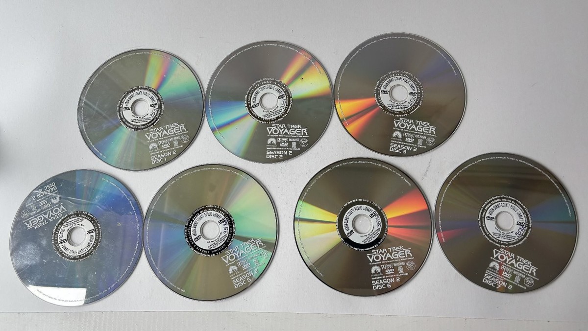 Star Trek Voyager Season 2 DVD 2004 7-Disc Set Sci-Fi TV Series