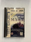 Myst Sega Saturn Complete Damaged Manual Tested -- S2G --