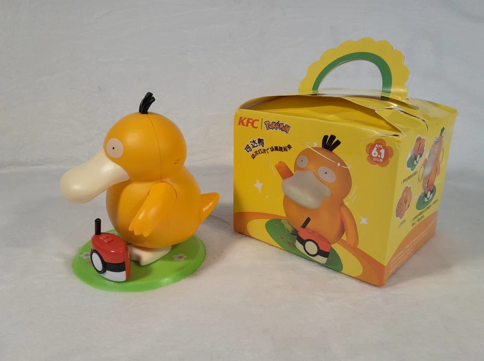 Pokemon Ente Enton Radio Tanzend Musik KFC Limited Edition 2023 Psyduck Top - Bild 2 von 4