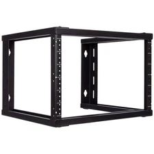 NavePoint 6RU Wallmount Rack Open Frame