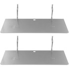  2pcs Peg Board Regale Metall Pegboard -Regalhalterung Pegboard -Organisatoren