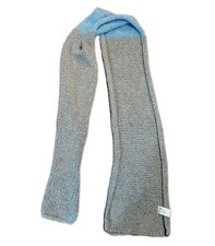 GAP Women Or Mens striped WOOL BLEND WINTER SCARF multi colors Grey AND BLUES