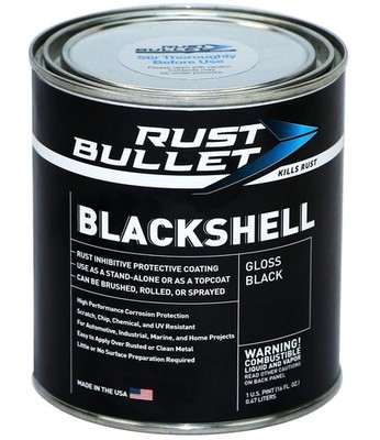 BlackShell - Gloss Black Rust Inhibitor, Rust Preventive Coating - UV Resistant
