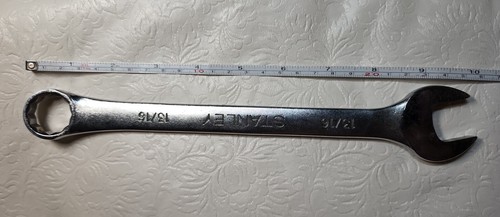 Stanley USA Made 86-840 Combination Wrench 13/16 " Heavy Duty SAE - Picture 2 of 4