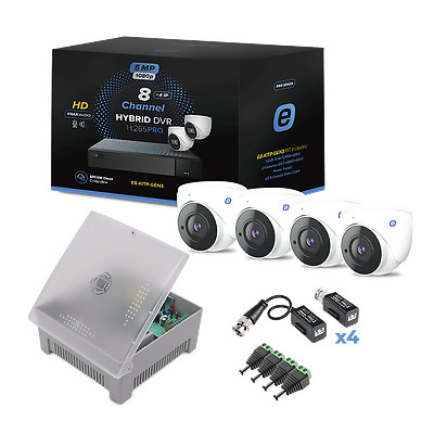 Dvr 8ch 2 Cameras 2mp Power Supply