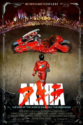 Akira (1988) Movie Poster Glossy 240gsm Size A1 A2 A3 A4 Akira (1988) Movie Poster Glossy 240gsm Size A1 A2 A3 A4